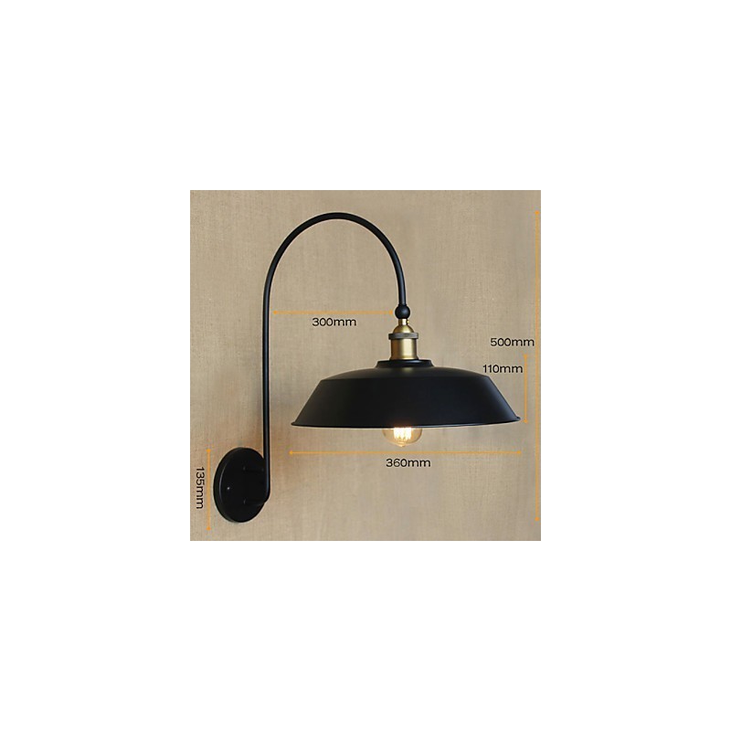 Kreative amerikanische Land Eisen Retro Runde Industrie Wohnzimmer Balkon Gang Treppe Zimmer Dekoration Lampe