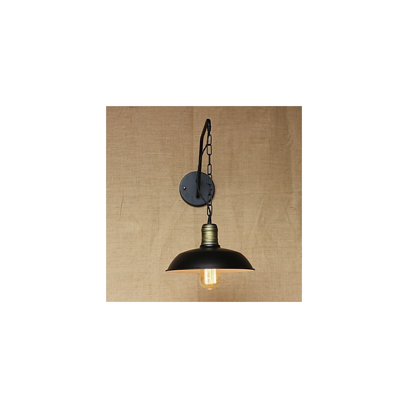 Einfache und kreative Persönlichkeit Wandleuchte Industriekette American Retro Iron Aisle Schlafzimmer Nachttisch Wandleuchte