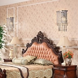 Moderne Kristall-Wandleuchte mit 1 Licht