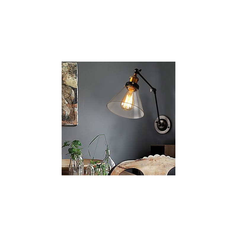 Kreative ländliche Loft Retro Titan Abschnitt Doppel Wandleuchte Licht