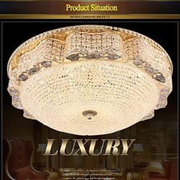Moderne Luxus Kristall Deckenleuchte Absorbieren Dome Licht Durchmesser 50CM