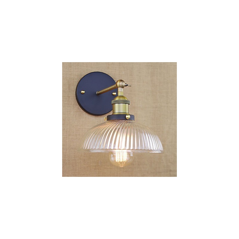 American Country Retro Creative Personality Popular Decorative Glass Wall Lamp