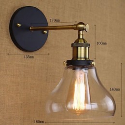 Industrielle nostalgische amerikanische Landhaus-Dekorationswandleuchte
