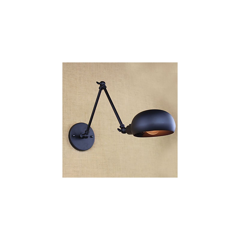Es gibt den langen Arm des Doppelschalters Minimalist Europe Personalisierte Retro-Mode-Stil Beleuchtung Eisenwand