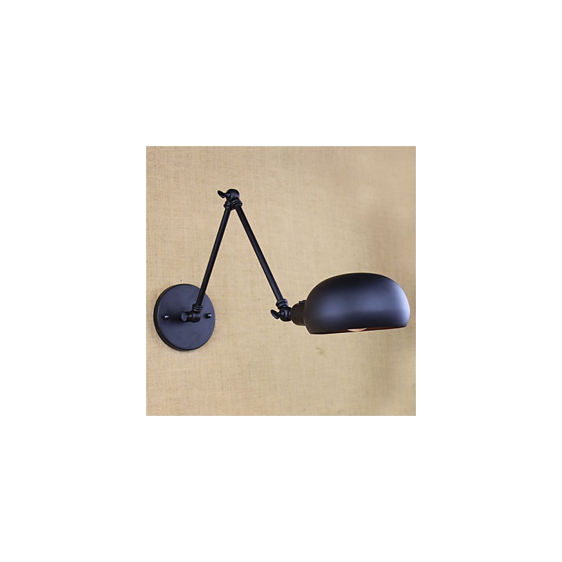 Es gibt den langen Arm des Doppelschalters Minimalist Europe Personalisierte Retro-Mode-Stil Beleuchtung Eisenwand