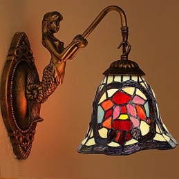 Europäische vertraglich ländliche kreative Schmiedeeisen Wandleuchte Lichter