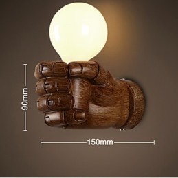 Europäische Wand Rechte Hand Kreative Retro Faust Wandleuchte Lichter