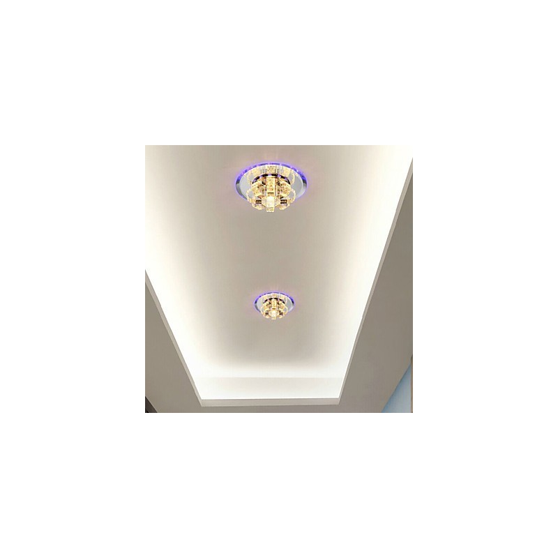Kristall Deckenleuchte Spotlight SMD 3W Kreative Lampe Absorbieren Kuppel Licht