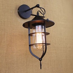 Retro Bekleidungsgeschäft Restaurant Szene Dekorative Wandleuchte