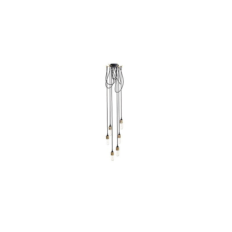 Deckenleuchte Country Gold aus Metall