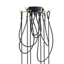Deckenleuchte Country Gold aus Metall