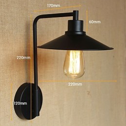 Dekorative Retro-Wandleuchte aus Schmiedeeisen