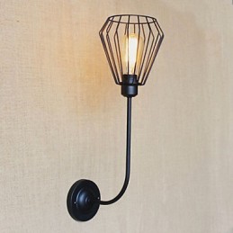 Amerikanischen Land Kreative Eisen Ellenbogen Antike Einzel Kopf Lampe Nachttisch