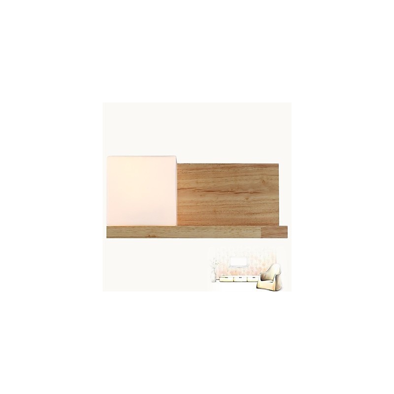 Wandleuchte One Light und Glas