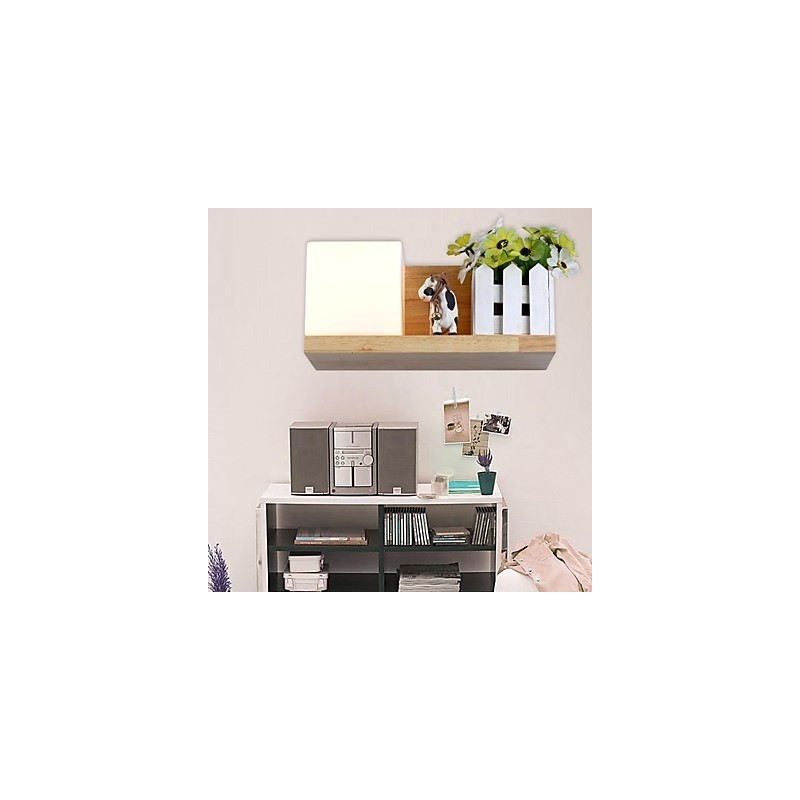 Wandleuchte One Light und Glas