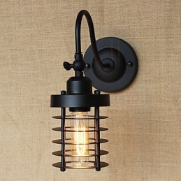 Minimalistische Wanddekoration im amerikanischen Landhausstil, mattschwarz