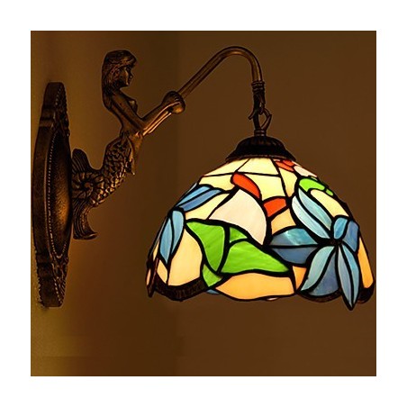 Europäische vertraglich ländliche kreative Schmiedeeisen Wandleuchte Glas Lichter Europäische vertraglich ländliche kreative Schmiedeeisen Wandleuchte Glas Lichter