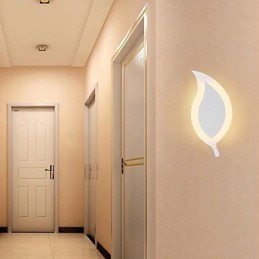 Kreative Einfache Mode ModernAcryl Vertraglich Wand Lampe Legierung Kleine Blätter