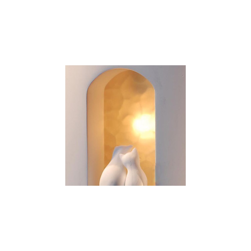 Mode Warme Kinder Zimmer Hängen Licht Kreative Kitty Gips Wand Lampe Lichter