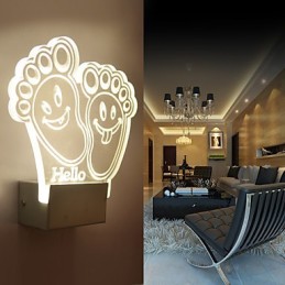 Acryl Wandleuchte PVC Lampe Licht Chip Moderne Zeitgenössische Metall
