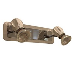 Moderne Chrom Wandleuchten Badezimmerleuchten mit 2 Lichtern