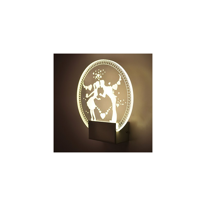 Acryl Wandleuchte PVC Lampe Licht Moderne Zeitgenössische Metall