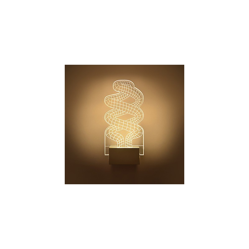 Acryl Wandleuchte PVC Lampe Licht Chip Moderne Zeitgenössische Metall