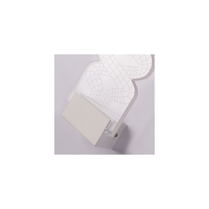 Acryl Wandleuchte PVC Lampe Licht Chip Moderne Zeitgenössische Metall