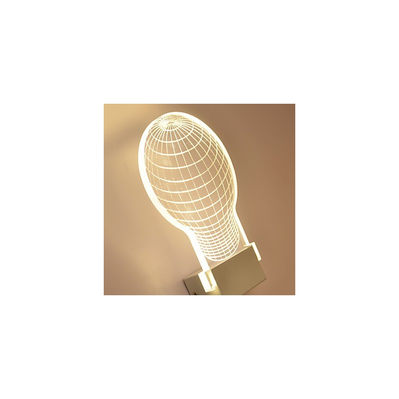 Acryl Wandleuchte PVC Lampe Licht Chip Moderne Zeitgenössische Metall