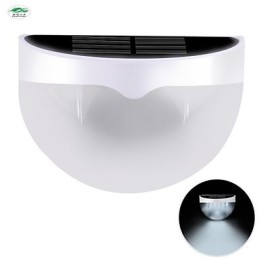 Solarbetriebene, wasserdichte IP55-Lampe, Weiß + Schwarz