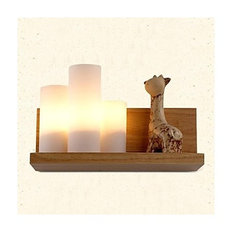 Wandleuchte Drei Lichter und Glas Wandleuchte Drei Lichter und Glas