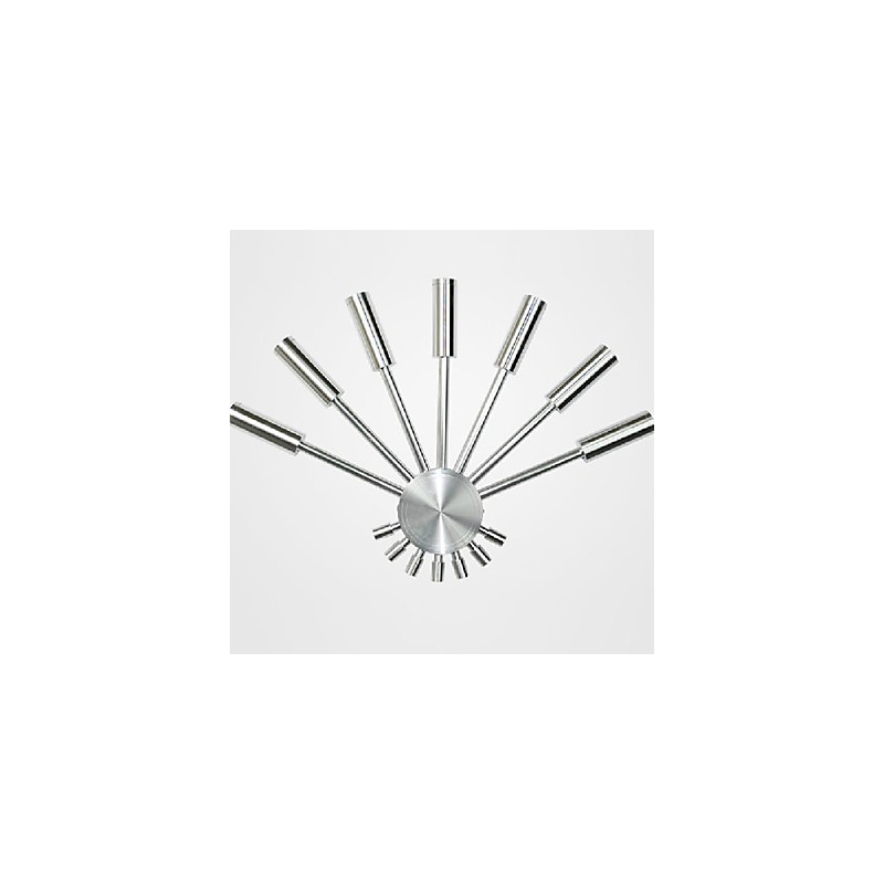 Moderne Wandleuchte mit Streulicht Fächerförmig 7 Metallstäbe Schicker Stil