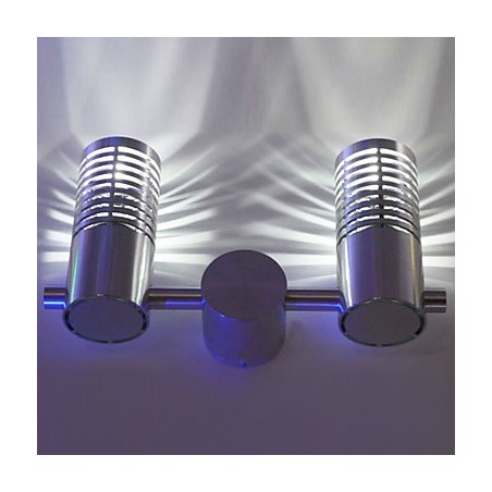 Moderne Wandleuchte mit Streulicht 2 Zylinder Sperrschicht Lichtstrahl Moderne Wandleuchte mit Streulicht 2 Zylinder Sperrschicht Lichtstrahl