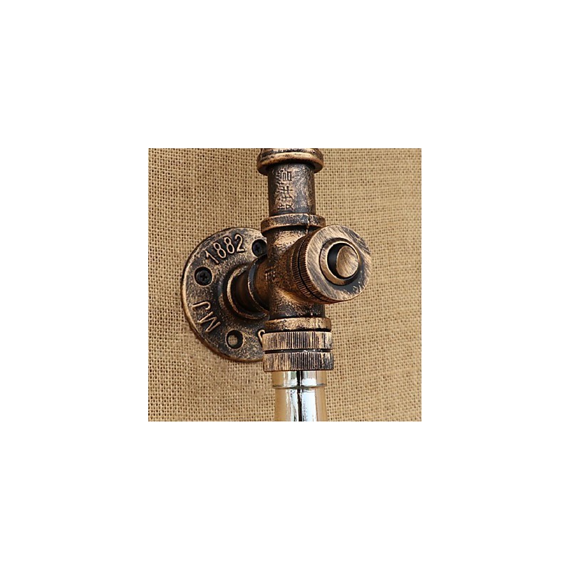 Retro American Village Creative Industry Wind Designer Wasserflasche Wandleuchte Wandleuchte Bernstein