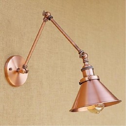 Lange arm Halb rost Retro Kreative Nostalgische Versenkbare Klapp Wandleuchten Wand Licht