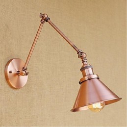 Lange arm Halb rost Retro Kreative Nostalgische Versenkbare Klapp Wandleuchten Wand Licht