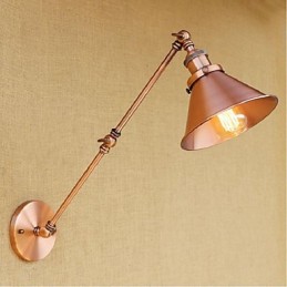 Lange arm Halb rost Retro Kreative Nostalgische Versenkbare Klapp Wandleuchten Wand Licht