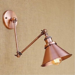 Lange arm Halb rost Retro Kreative Nostalgische Versenkbare Klapp Wandleuchten Wand Licht