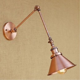 Lange arm Halb rost Retro Kreative Nostalgische Versenkbare Klapp Wandleuchten Wand Licht
