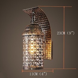 Rustikale Lodge-Malerei-Funktion für Mini-Stil Uplight Wandleuchten Wandleuchte