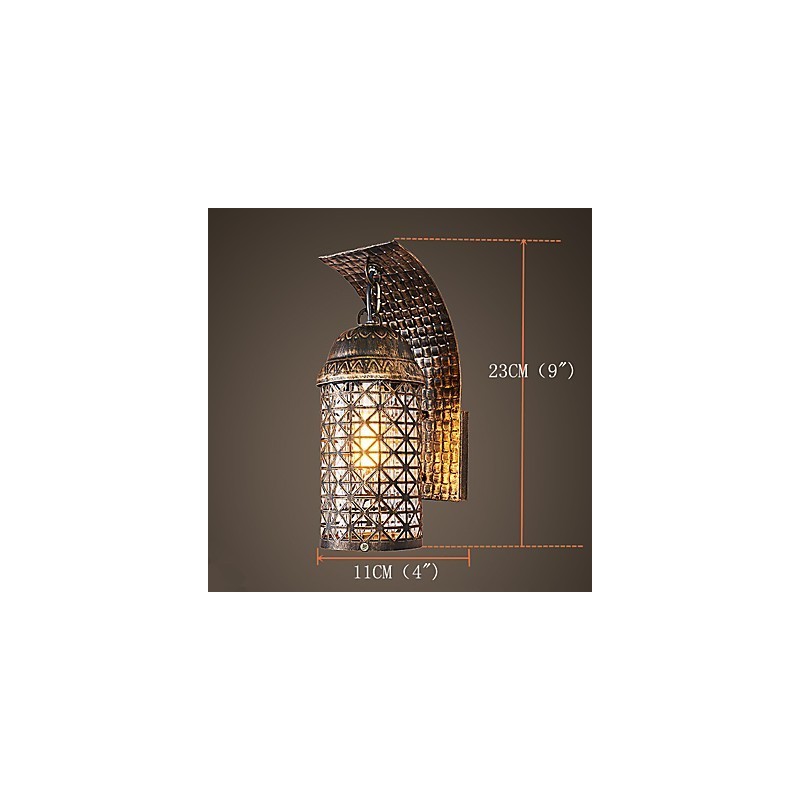 Rustikale Lodge-Malerei-Funktion für Mini-Stil Uplight Wandleuchten Wandleuchte