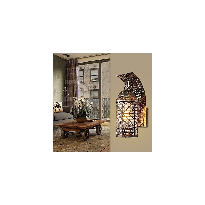 Rustikale Lodge-Malerei-Funktion für Mini-Stil Uplight Wandleuchten Wandleuchte
