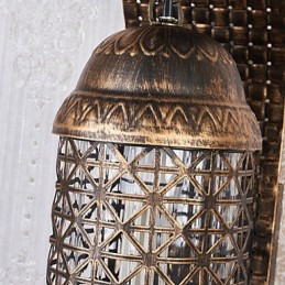 Rustikale Lodge-Malerei-Funktion für Mini-Stil Uplight Wandleuchten Wandleuchte