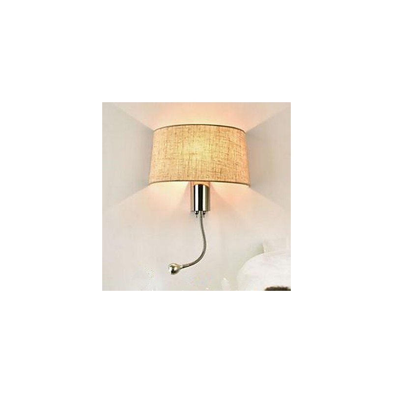 Die Hotelzimmer Schlafzimmer Gang Stoff Lampe Nachttischlampe mit amerikanischem Nachttischlampenschalter