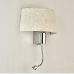 Die Hotelzimmer Schlafzimmer Gang Stoff Lampe Nachttischlampe mit amerikanischem Nachttischlampenschalter