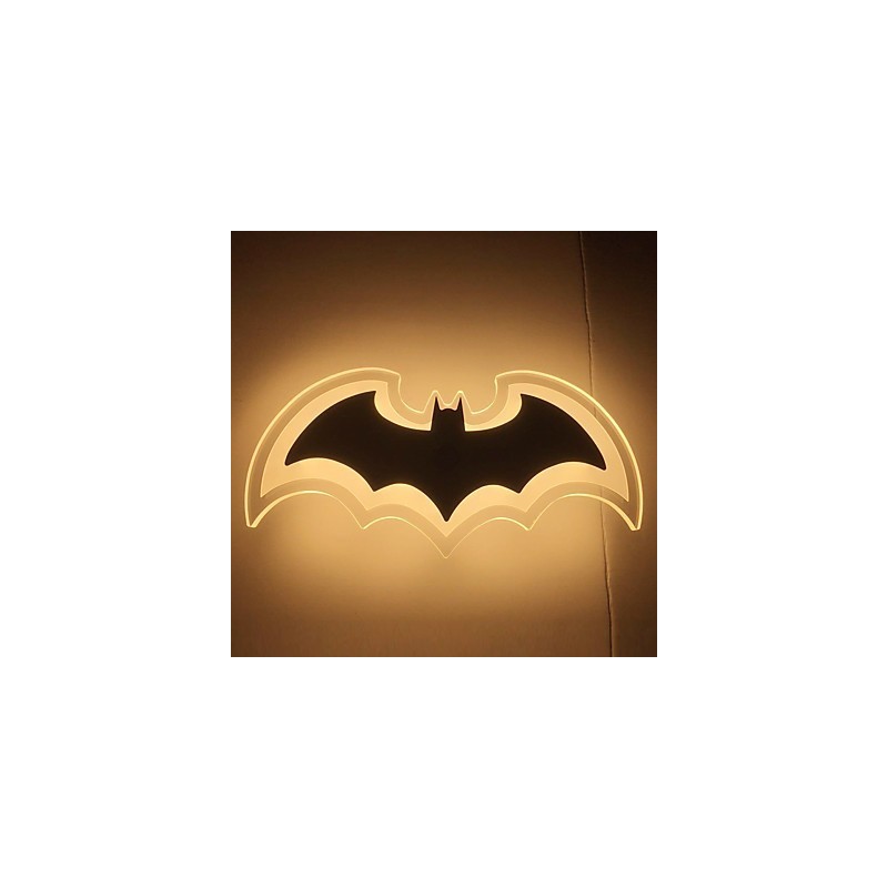 Moderne Acryl Bat Wandleuchte Nachttischlampe Wandleuchten FlurlichterV