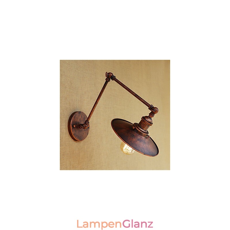 Rustikale Lodge Country Retro Malerei Feature für Mini-Stil Swing Arm Ambient Light Swing