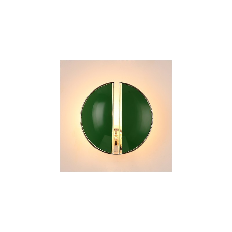 Moderne zeitgenössische Vintage-Malerei-Funktion für Mini-Stil Uplight Wandleuchten Wandleuchte