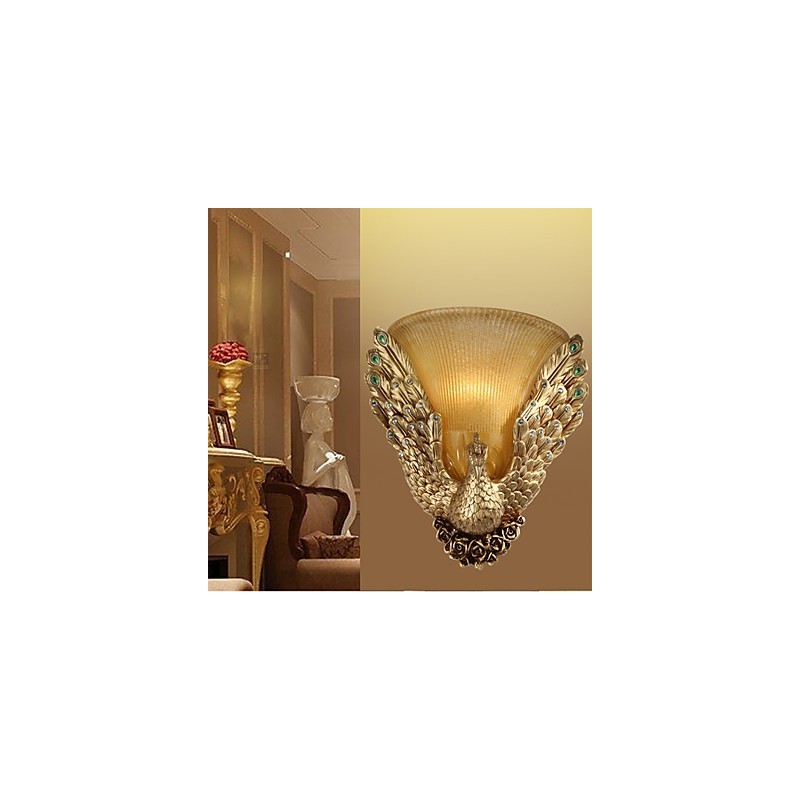 Modernes zeitgenössisches traditionelles klassisches rustikales Lodge-Malerei-Feature für Crystal Mini Style Ambient