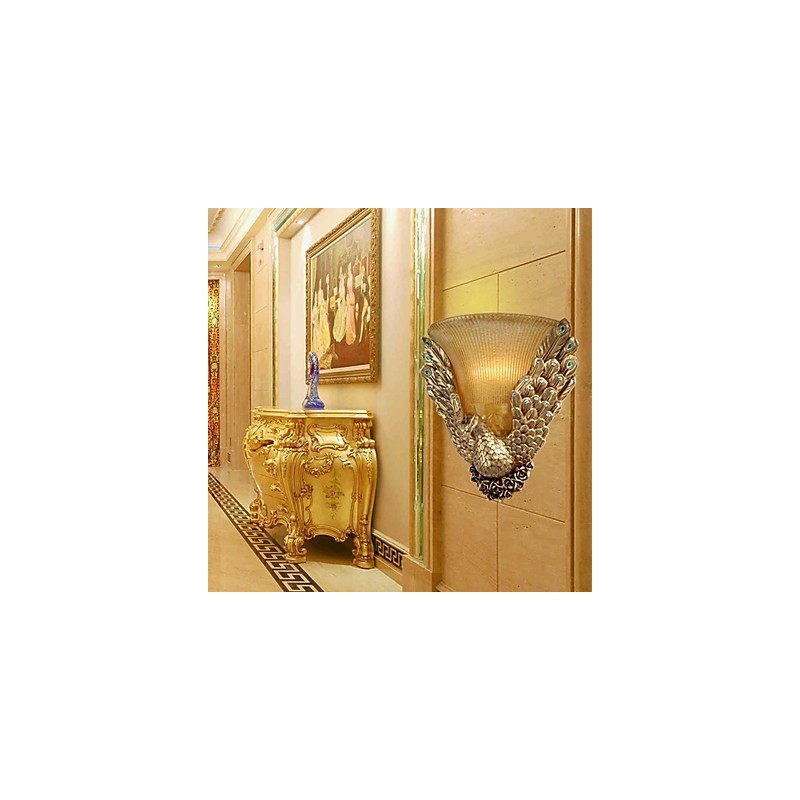 Modernes zeitgenössisches traditionelles klassisches rustikales Lodge-Malerei-Feature für Crystal Mini Style Ambient